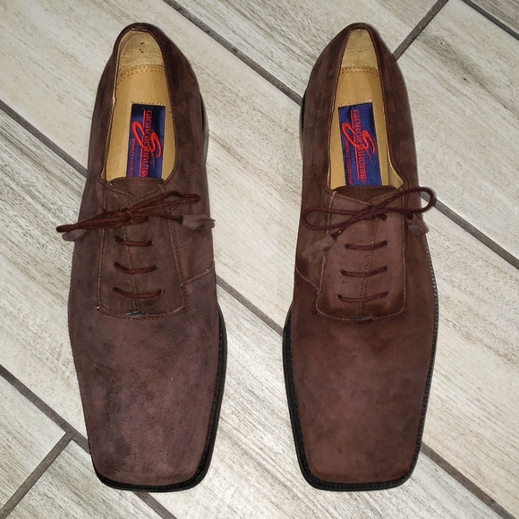 Men's Leather (Suade) uppers Dress Shoes - Picture 1 of 16